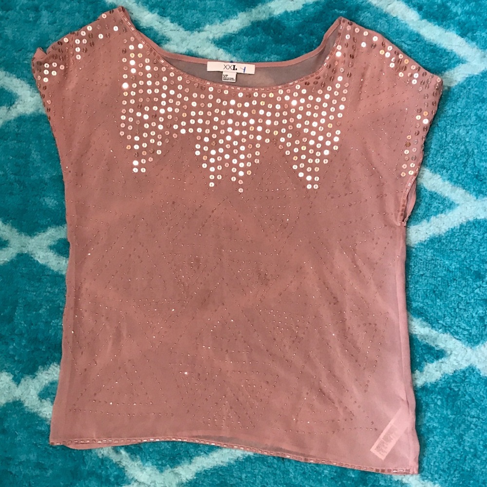 Sparkly Pink Blouse!
